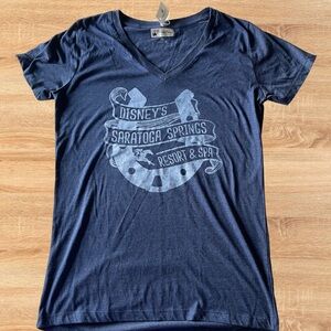 Disney Parks Saratoga Springs Navy Shirt